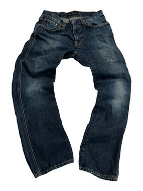 Relaxed Fit Nudie Jeans in Dark Blue